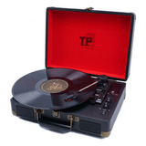 Portable Vinyl Tocadiscos With Bluetooth Pitch Control