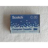 Rara Fita K7 Computer Cassette 3m C-20 Scotch 1984