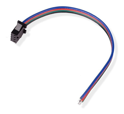 Conector 4 Pinos Femea Para Fita Led Rgb 10mm - 20 Unidades