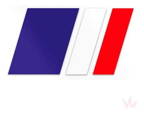Adesivo Citroen Peugeot Renault Bandeira França Rebaixado