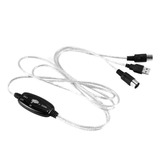 Adaptador De Cable Midi De Entrada/salida Usb Para Pc A Tecl