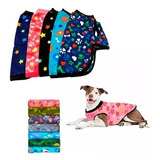 Poncho Abrigo Capa Polar Estampado Mascotas Grandes Talle 11