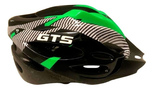 Capacete Ciclista Bike Ciclismo Adulto Tamanho Regulável Cor Verde Tamanho G-56 Ao 62cm