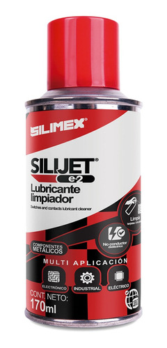 Lubricante Limpiador Dieléctrico Silijet E-2 Para Mecanismos