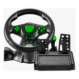 Volante C/ Vibração Xbox 360 Ps3 Ps2 Pc Knup Kp-5815a