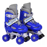 Patines Rollers 4 Ruedas Rojo Para Niños 