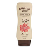 Protector Solar  Hawaiian Tropic  Sheer Touch 50fps  En Loción 240ml