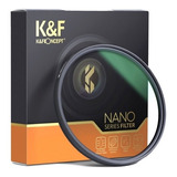 Filtro K&f Concept 62mm Polarizado Nano Series 