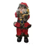 Papai Noel Musical Com Movimento Lampiao Prest 50 Cm - Nipo