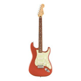 Guitarra Eléctrica Fender Player Stratocaster De Aliso 2010 Sonic Red Brillante Con Diapasón De Granadillo Brasileño