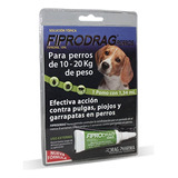 Pipeta Fiprodrag Antipulgas Perros De 10 A 20 Kg 