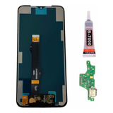 Frontal Tela Display Para G8 Plus Xt2019 + Conector + Cola