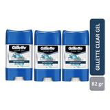 Pack X 3 Desodorante Gel Clear Gillette