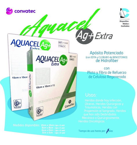Aquacel Ag+ Extra 10x10