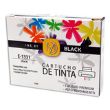 Cartucho Tinta Alternativo  Mti Para Epson T133 T1331 Negro