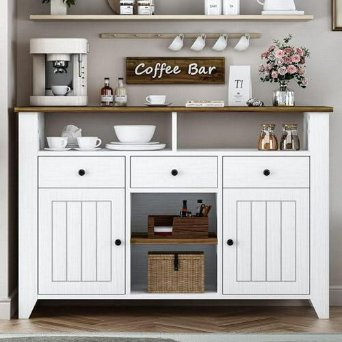 Mueble De Bar Blanco, Compatible Con Cocina.