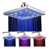 Moderno Led Cambio De Color Agua Brillo Plaza Lluvia Baño Sh