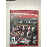 Injustice: God Among Us Ultimate Edition- Físico-ps3 - Usado