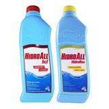 Kit Hidroall Clarificante (1 L) Algicida De Choque (1 L)