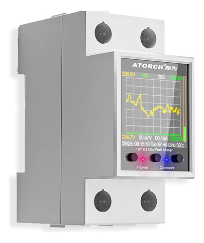 Medidor Energia Inteligente Wifi Tuya App 110/220v Grp2w Nfe