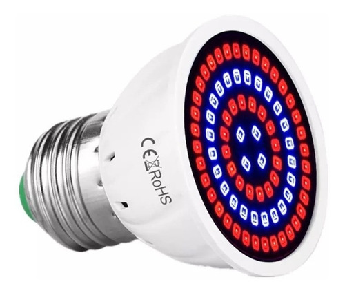 Lâmpada Led Grow 28w Fotossíntese Crescimento Plantas Estufa