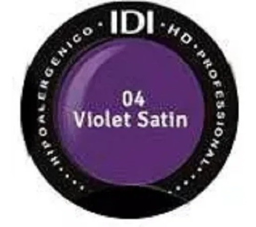 Sombra Hd Profesional Idi Make Up Hipoalergenica Maquillaje Color De La Sombra 04 Violet Satin