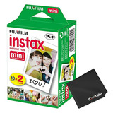 Cámara Instantánea Fujifilm Instax Mini: 20 Fotos, Kit Boomp