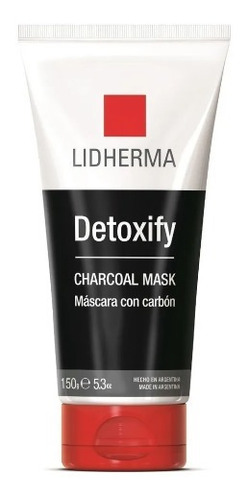 Detoxify Charcoal Mask Mascarilla Lidherma Negra Piel Grasa 