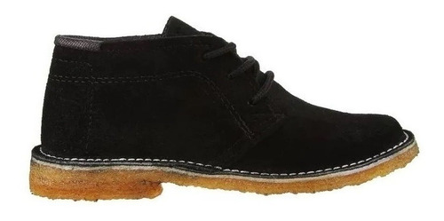 Bota Chavito Cuero Gamuzado Unisex Base Creppe