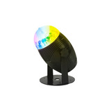 Cañon De Luces Led Rgb Foco Giratorio Multicolor 3w 2 Piezas