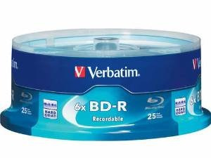 Verbatim 25 Gb 6x Blu-ray De Una Sola Capa Grabable Bd-r, 25