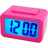 Reloj Despertador Digital Rosa Eurotime