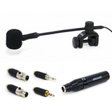 Microfone Arcano Imic-2 C/ Adaptadores Cambiáveis Sax Sj