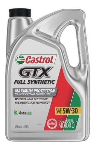 Aceite Castrol 5w30 Gtx 4.73 L 100% Original. Americano 