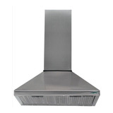 Campana Cocina 60 Piramide Acero Doble Turbina Luz Led 