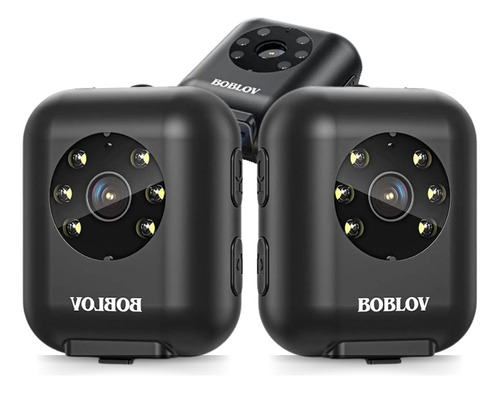 Câmera Boblov W4 Mini Corpo Capacete Esporte Policia 1080p