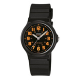 Reloj Casio Mq71-4bdf Cuarzo Hombre Color De La Correa Negro Color Del Bisel Negro Color Del Fondo Negro