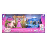 Carruaje Y Princesa Con Luz Y Sonido Simil Princesas Disney