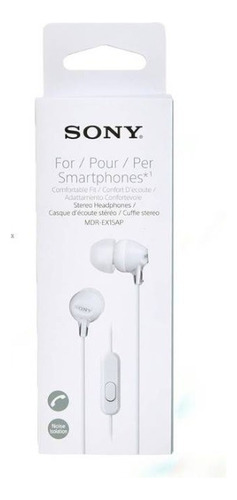 Audífonos In-ear Sony Ex Series Mdr-ex15ap Blanco