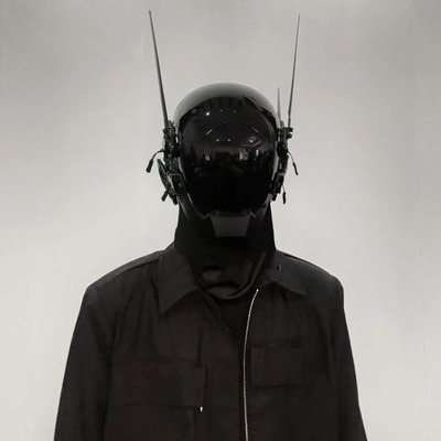 Casco Con Máscara Cyberpunk Futurista 2024 De Punk Techwear