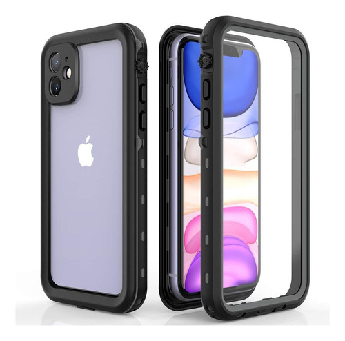 Estuche iPhone 11 Sumergible Tipo Lifeproof Antigolpes