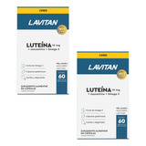 Kit 02un Suplemento Luteína Zeaxantina E Ômega 3 Lavitan 