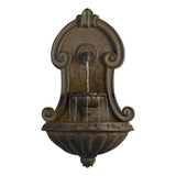 Fuente De Pared Elegante 83.82 Cm Cobre/café