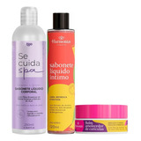 Kit Spa Sabonetes Líquido P/ Banho Premium + Amolecedor