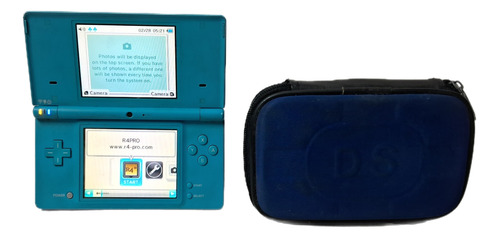 Nintendo Dsi  Azul Com Case E Jogos De Brinde Ler Descrição 