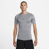 Playera Fitness Sin Mangas Dri-fit Hombre Nike Pro Gris