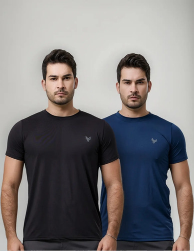 Kit 2 Camisetas Dry Fit Uv Masculina Academia Anti Suor Slim | MercadoLivre