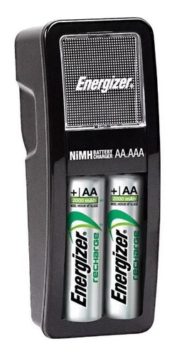 Cargador De Pilas Aa O Aaa Energizer + 2 Pilas Aa 1300mah