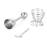 Conjunto De Ferramentas De Cozinha De Aço Inoxidável Egg Cut