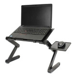 Suporte P/ Notebook Mesa C/ Mouse Pad Articulado Dex Cor Preto